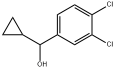 cyclopropyl(3,4-dichlorophenyl)methanol Structure