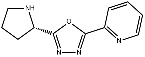 2-(5-Pyrrolidin-2-yl-[1,3,4]oxadiazol-2-yl)-pyridine Struktur