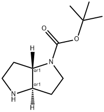 tert-butyl (3aS,6aR)-2,3,3a,5,6,6a-hexahydro-1H-pyrrolo[3,2-b]pyrrole-4-carboxylate Structure