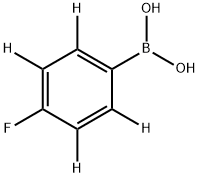 4-Fluoro(phenyl-d4)-boronic acid Struktur