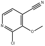 2-chloro-3-methoxy-4-Pyridinecarbonitrile Struktur