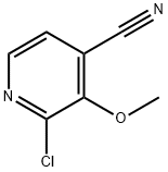 2-氯-3-甲氧基-4-吡啶甲腈, 1256811-48-9, 结构式