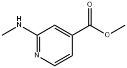 2-Methylamino-isonicotinic acid methyl ester Struktur