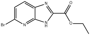 ethyl 5-bromo-1H-imidazo[4,5-b]pyridine-2-carboxylate
 Structure