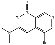 2-(3-Bromo-5-nitro-4-pyridinyl)-N,N-dimethylethenamine Structure