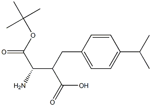 Boc-(S)-3-amino-2-(4-isopropylbenzyl)propanoicacid Structure