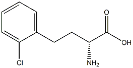 (R)-2-Amino-4-(2-chlorophenyl)butanoic acid Struktur