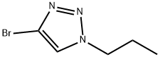 4-Bromo-1-propyl-1H-1,2,3-triazole 结构式