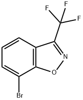 7-溴-3-(三氟甲基)苯并[D]异噁唑,1260675-13-5,结构式