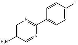 5-Amino-2-(4-fluorophenyl)pyrimidine Structure