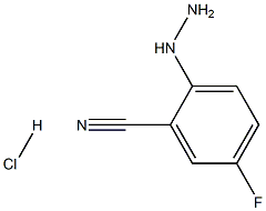 5-氟-2-肼基苯腈盐酸盐 结构式