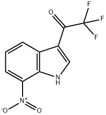 2,2,2-Trifluoro-1-(7-nitro-3-indolyl)ethanone Structure