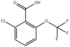 2-Chloro-6-trifluoromethoxy-benzoic acid Structure