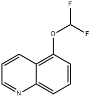 5-(difluoromethoxy)quinoline,1261813-77-7,结构式
