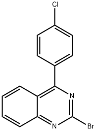 2-Bromo-4-(4-chlorophenyl)quinazoline Structure