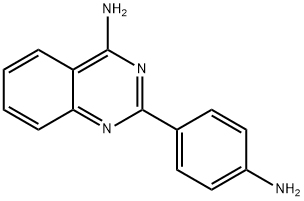 4-Amino-2-(4-aminophenyl)quinazoline Struktur