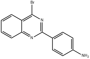 4-Bromo-2-(4-aminophenyl)quinazoline Structure