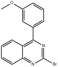 2-Bromo-4-(3-methoxyphenyl)quinazoline 结构式