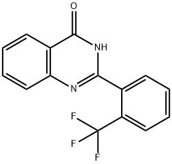 4-Hydroxy-2-(2-trifluoromethylphenyl)quinazoline Structure