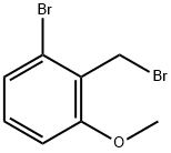 1-ブロモ-2-(ブロモメチル)-3-メトキシベンゼン 化学構造式