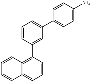3'-(naphthalen-1-yl)-[1,1'-biphenyl]-4-amine,1268954-78-4,结构式