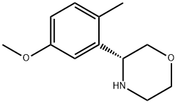 (3R)-3-(5-METHOXY-2-METHYLPHENYL)MORPHOLINE 结构式
