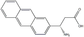 (3S)-3-AMINO-3-(2-ANTHRYL)PROPANOIC ACID Structure