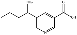 5-(AMINOBUTYL)PYRIDINE-3-CARBOXYLIC ACID,1270330-06-7,结构式