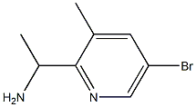 1-(5-溴-3-甲基吡啶-2-基)乙胺,1270362-11-2,结构式