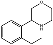 3-(2-ETHYLPHENYL)MORPHOLINE Structure