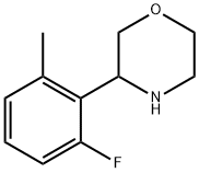3-(2-FLUORO-6-METHYLPHENYL)MORPHOLINE 结构式