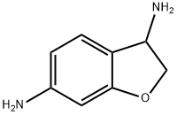 2,3-DIHYDRO-1-BENZOFURAN-3,6-DIAMINE,1273651-06-1,结构式