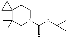 tert-butyl 4,4-difluoro-6-azaspiro[2.5]octane-6-carboxylate Structure