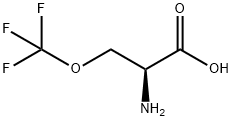 (2S)-2-Amino-3-(trifluoromethoxy)propanoic acid Structure