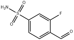 3-fluoro-4-formyl-Benzenesulfonamide Structure
