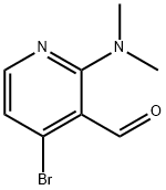4-bromo-2-(dimethylamino)nicotinaldehyde, 1289151-69-4, 结构式