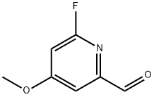 6-氟-4-甲氧基吡啶甲醛, 1289171-89-6, 结构式