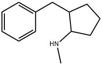 2-benzyl-N-methylcyclopentan-1-amine Structure