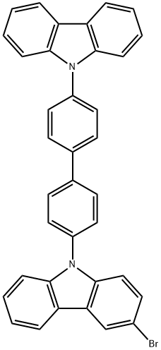 9-(4'-(9H-carbazol-9-yl)-[1,1'-biphenyl]-4-yl)-3-bromo-9H-carbazole 结构式