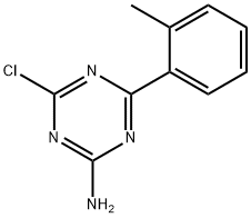 2-Amino-4-chloro-6-(2-tolyl)-1,3,5-triazine Struktur