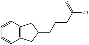 4-(2,3-dihydro-1H-inden-2-yl)butanoic acid Structure