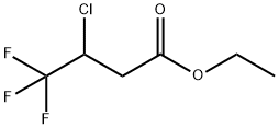 Ethyl 3-chloro-4,4,4-trifluorobutyrate 结构式