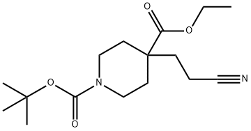1313236-57-5 1-tert-butyl 4-ethyl 4-(2-cyanoethyl)piperidine-1,4-dicarboxylate