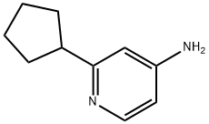 2-CYCLOPENTYLPYRIDIN-4-AMINE Struktur