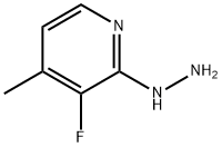 4-甲基-3-氟-2-肼基吡啶 结构式