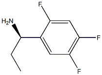 (1R)-1-(2,4,5-TRIFLUOROPHENYL)PROPAN-1-AMINE 结构式