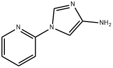 4-Amino-1-(2-pyridyl)imidazole 结构式