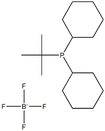 Tert-butyldicyclohexylphosphine tetrafluoroborate Structure