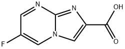 6-fluoroimidazo[1,2-a]pyrimidine-2-carboxylic acid 结构式