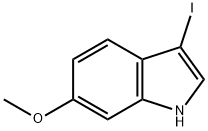3-Iodo-6-methoxy-1H-indole Struktur